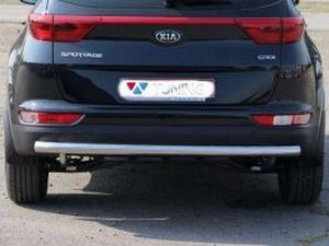Защита задняя Kia Sportage IV (QL; 16-21) - труба прямая