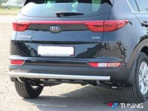 Защита задняя KIA Sportage IV (труба прямая) 2 2