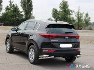 Защита задняя KIA Sportage IV (16-21) - трубки двойные на углы 4