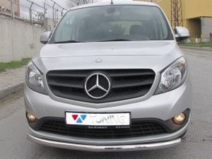 Защита передняя Mercedes Citan W415 - труба одинарная 4 4