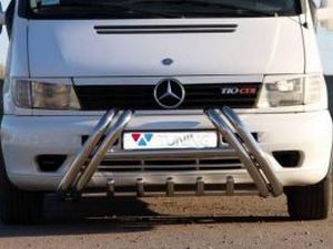 Кенгурятник Mercedes Vito W638 (96-03) - загибом к решётке