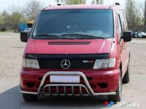 Кенгурятник MERCEDES Vito W638 с усами 2