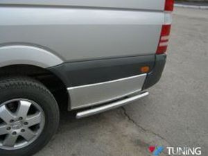 Трубы боковые Mercedes Sprinter W907 - за задним колесом 2 2