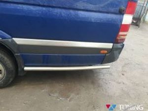 Трубы боковые Mercedes Sprinter W907 - за задним колесом 4 4