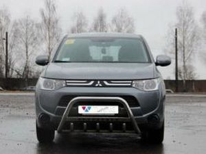 Кенгурятник MITSUBISHI Outlander III (2013-) - с надписью 2 2