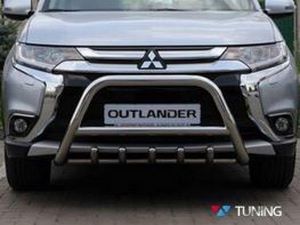 Кенгурятник Mitsubishi Outlander III (2013-) - с перемычкой