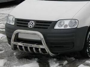 Кенгурятник VW Caddy III (2004+) (с гилем и перемычкой) 1 1