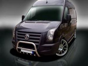 Кенгурятник передній VW Crafter I (06-16) - з грилем 2