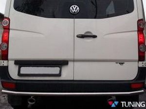 Защита заднего бампера VW Crafter I (06-16) - труба прямая
