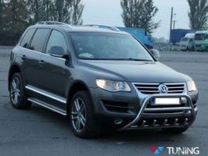 Кенгурятник VW Touareg I (2002-2010) с грилем 4