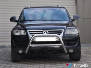 Кенгурятник VW Touareg I (2002-2010) с перемычкой 2