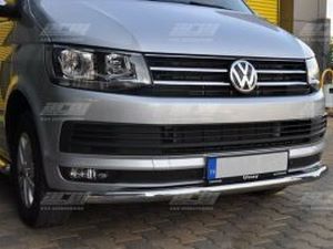 VW T6 (2015-) - одинарная труба переднего бампера 1 1