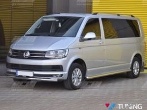 VW T6 (2015-) - одинарная труба переднего бампера 3 3