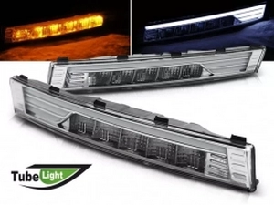 Передні повороти з габаритами VW Passat B6 (3C; 05-10) - Tube Light хром 1