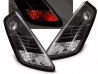 Ліхтарі задні Fiat Grande Punto (05-09) - світлодіодні чорні 1