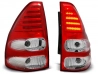 Ліхтарі задні Toyota LC 120 Prado III (02-09) - червоно-білі LED v2 1