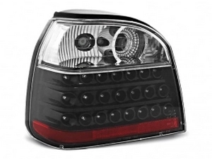 Ліхтарі задні чорні VW Golf III (91-97) - LED 2