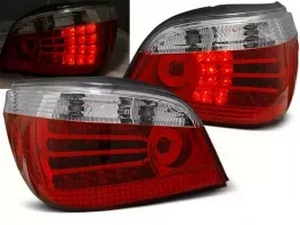 Ліхтарі задні BMW 5 E60 (03-07) - LED червоно-білі (Sonar) 1