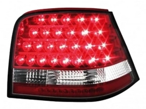 Ліхтарі задні VW Golf IV (97-03) Hatchback - червоні LED 3