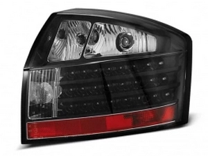 Ліхтарі задні Audi A4 B6 (00-04) Sedan - LED чорні (v.1) 2