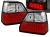 Ліхтарі задні VW Golf II (83-92) Hatchback - LED червоно-білі 1