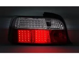Фонари задние BMW E36 (90-00) Coupe - LED красно-белые 2