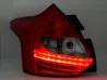 Ліхтарі задні Ford Focus III (11-14) HB - Depo червоно-димчасті 2