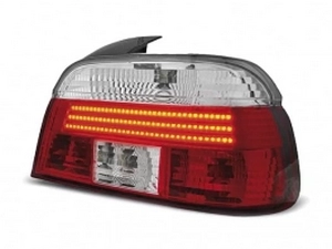 Ліхтарі задні BMW E39 (95-00) Sedan - LED BAR (червоно-білі) 3