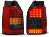Ліхтарі задні VW T5 (03-09) ляда - LED (червоно-димчасті) 1