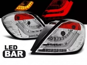 Ліхтарі задні Opel Astra H GTC (05-10) 3D - Led Bar хром