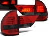 Ліхтарі задні BMW X3 E83 (03-06) - червоно-димчасті LED
