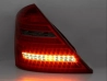 Ліхтарі задні Mercedes S W221 (05-09) - LED червоно-димчасті 2