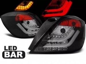 Ліхтарі задні Opel Astra H GTC (05-10) 3D - Led Bar чорні 1