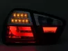 Ліхтарі задні BMW E90 (05-08) - LED BAR червоно-білі (Sonar) 3