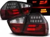 Ліхтарі задні BMW E90 (05-08) - LED BAR червоно-чорні (Sonar) 1