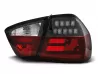 Ліхтарі задні BMW E90 (05-08) - LED BAR червоно-чорні (Sonar) 2