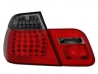 LED ліхтарі задні BMW E46 (01-05) Sedan - червоно-димчасті 2