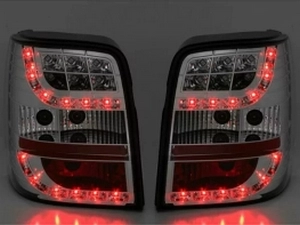 Ліхтарі задні VW Passat B5 (3BG; 01-05) Універсал - LED хром (Sonar) 2