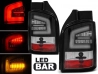 Ліхтарі задні чорні VW T5 / T5+ (03-15) ляда - LED BAR (Sonar) 1