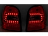 Ліхтарі задні Audi A4 B5 (94-01) Універсал - LED (червоно-димчасті) 3