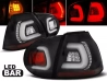 Ліхтарі задні VW Golf V/5 (03-08) HB - Led Bar чорні (Sonar) 1