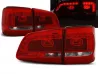 Ліхтарі задні VW Touran GP2 (10-15) рестайлінг - LED червоно-білі 1