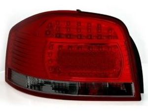 Ліхтарі задні Audi A3 8P (03-08) 3D LED червоно-димчасті 3