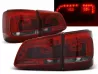 Ліхтарі задні VW Touran GP2 (10-15) рестайлінг - LED червоно-димчасті 1