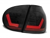 Ліхтарі задні VW Golf V (03-08) Hatchback - LED BAR (чорні) 2