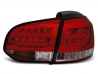 Ліхтарі задні VW Golf VI (08-12) HB - Led Bar червоно-білі 2