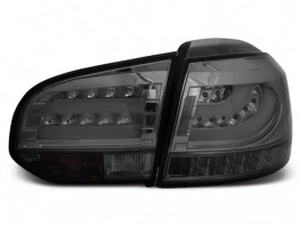 Ліхтарі задні VW Golf VI (08-12) HB - Led Bar димчасті 2