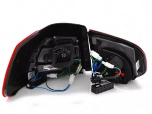 Фонари задние VW Golf VI (08-12) HB - Led Bar дымчатые 4