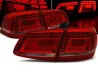 Ліхтарі задні VW Passat B7 (11-15) Sedan - Led червоно-білі 1