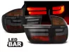 Ліхтарі задні BMW X5 E70 (07-10) - Led Bar рестайлінг стиль димчасті 1